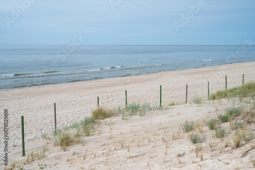 wydmy na plaży