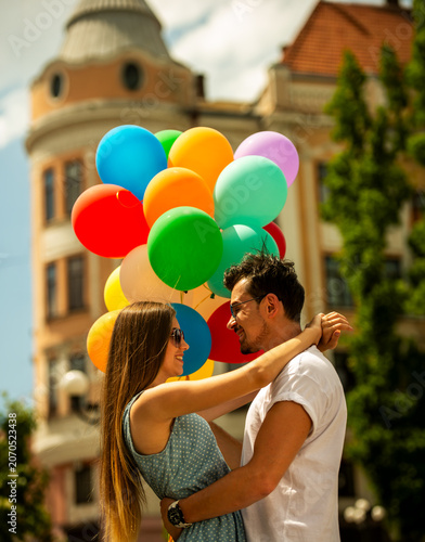 Romantic Balloon Moment.