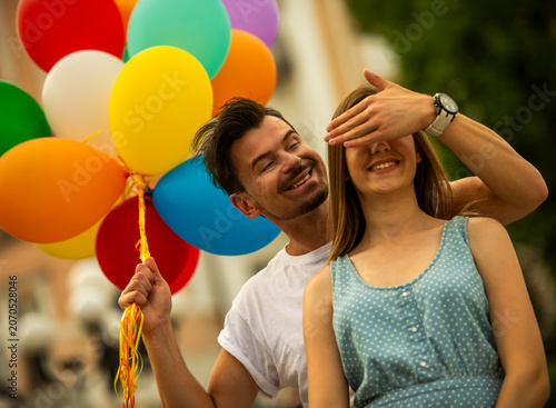 Playful Romantic Surprise.