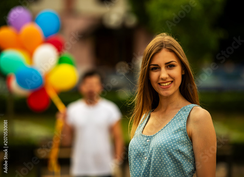 Smiling Woman Portrait.