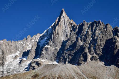 Les Drus (alt 3730 m), vues depuis le Montenvers