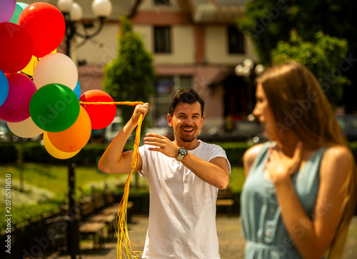 Playful Balloon Surprise.
