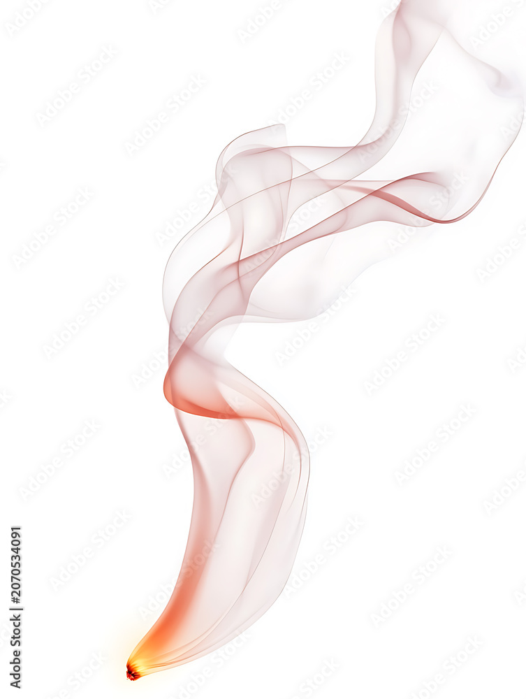 Fototapeta premium Flying sparks, glowing embers, fire particles
