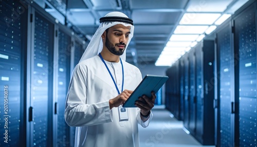 Arab IT Engineer Data Center.