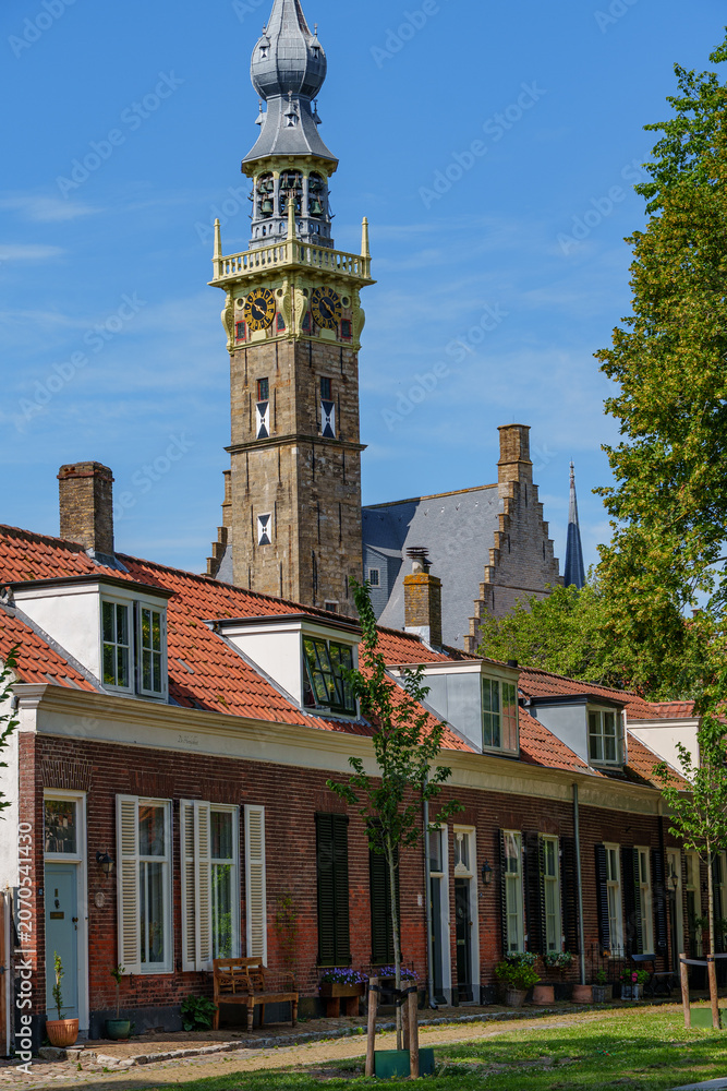 Obraz premium die kleine Stadt Veere in holländischen Zeeland