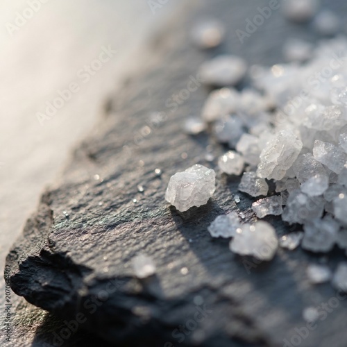 Close-up of a stone on the beach
