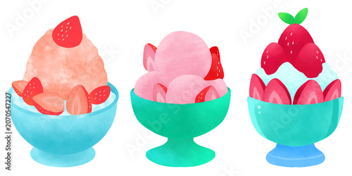 Strawberry Bingsu