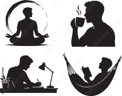 Relaxation and Self Care Vector Design