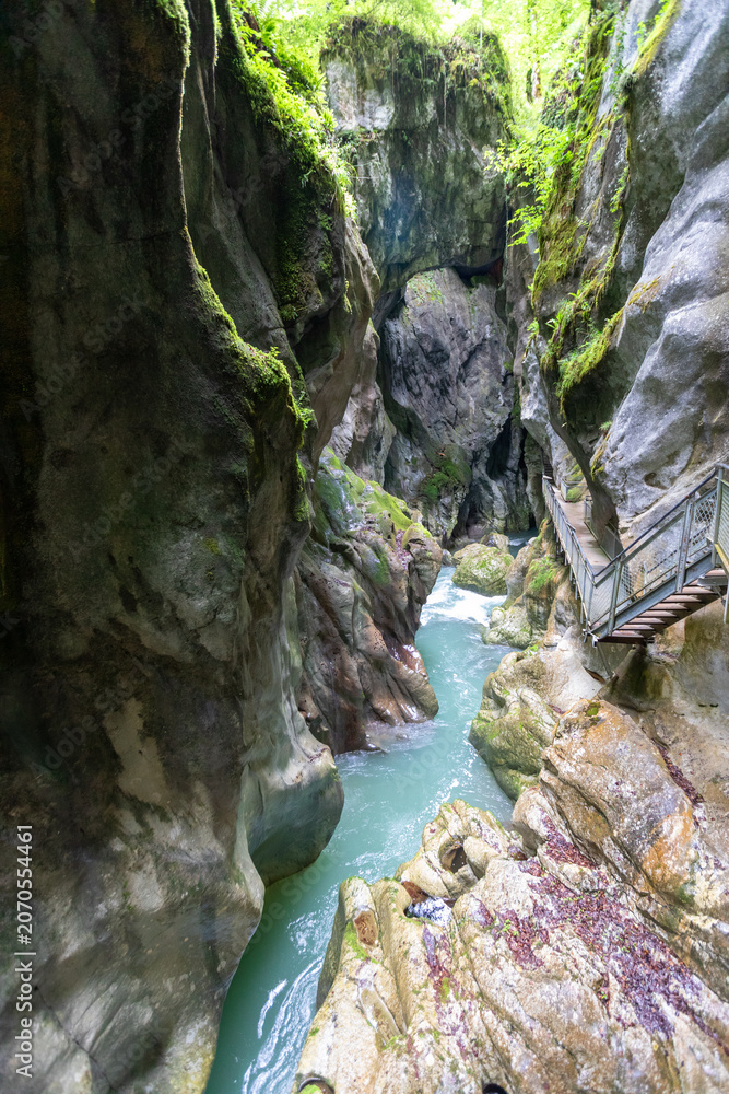 Naklejka premium Les gorges du Pont du Diable - La Vernaz - Haute-Savoie