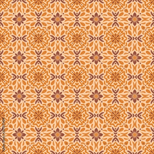 Beautiful vintage fabric seamless pattern 26