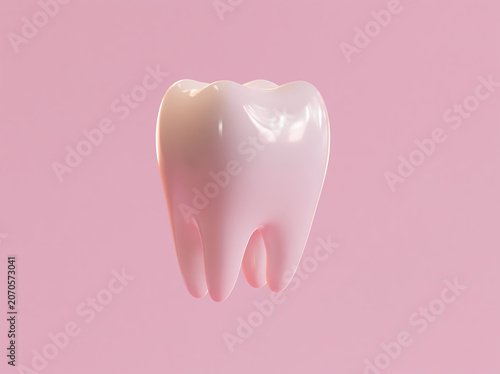 3d rendered illustration of a tooth