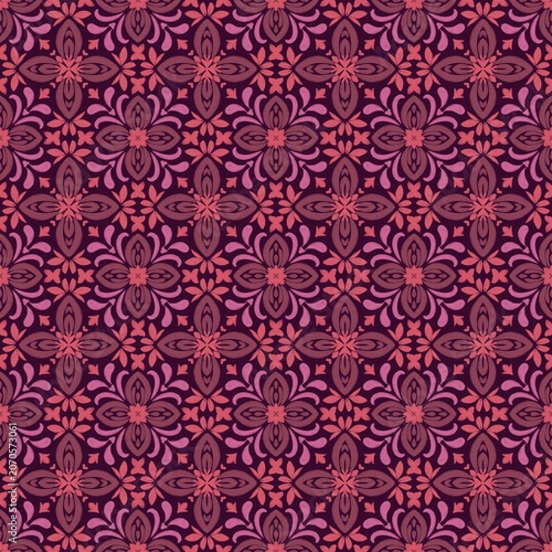 Beautiful vintage fabric seamless pattern 22