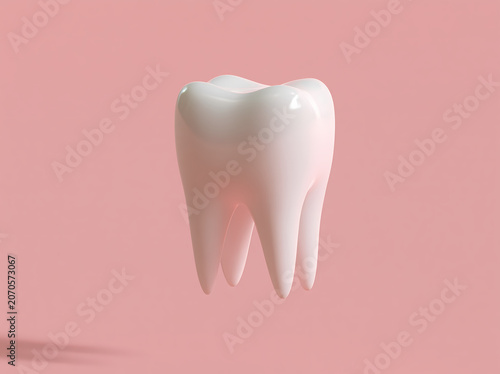 3d rendered illustration of a tooth