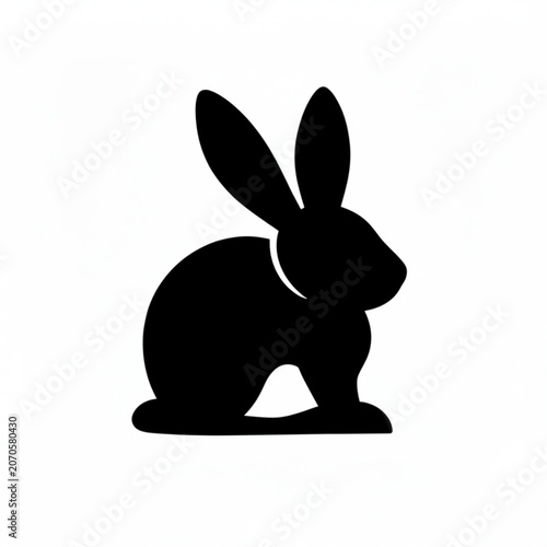 black and white rabbit
black and white bunny
black and white rabbit vector
