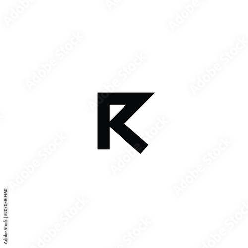 Bold black letter K logo symbol geometric design element for branding typography and creative projects