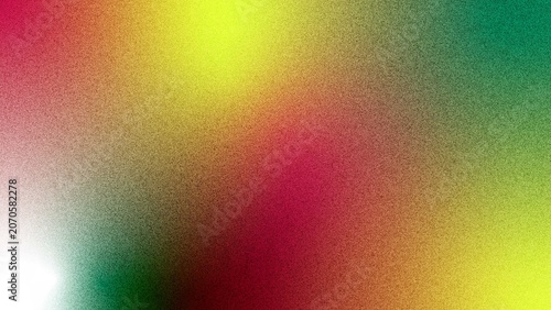 Schilderij op canvas Gradient displays vibrant colors blended smoothly across a textured canvas with a soft light effect