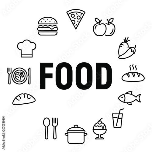 Variety of Food and Drink Options.