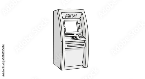 Automated Teller Machine Terminal Device.