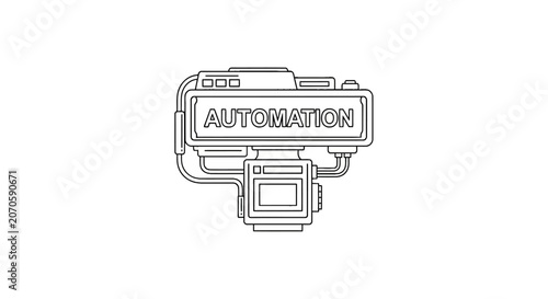 Automation Technology Industrial Control System.