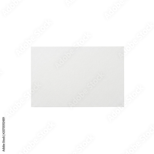 Canvastavla Blank white rectangular paper card mockup