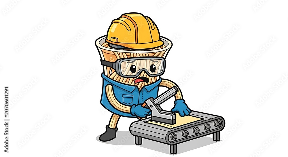 Fototapeta premium Construction worker with hard hat and tool belt.