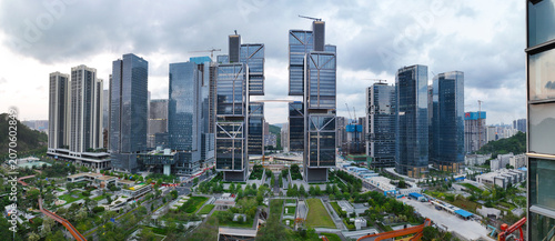 Aerial Photography of Sky City, DJI Headquarters, Nanshan District, Shenzhen, Guangdong Province