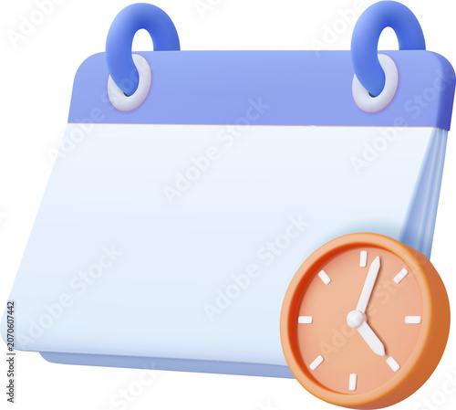 3d calendar icon