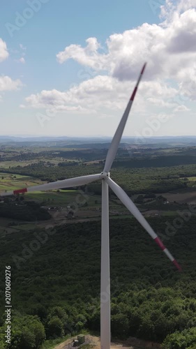 Wind Turbine Power Drone