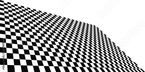 Checker background. Checkered flag. Racing flag. Race background. Vector illustration