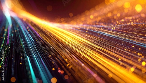 creative concept of data information technology , streaming display of digital information