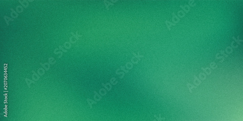 Abstract green grainy gradient background with soft light effects