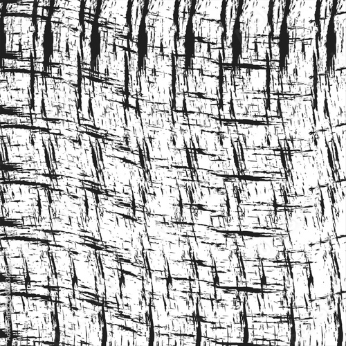 Black and white abstract pattern with intersecting lines and shapes