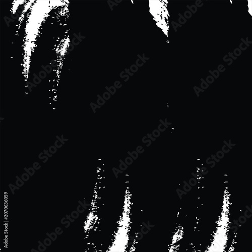 Black and white abstract art with white streaks