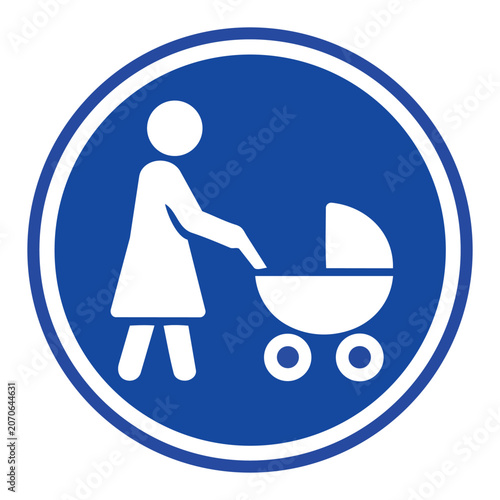 Baby Stroller Accessible Icon