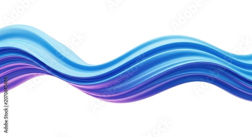 Vibrant abstract waves flow gracefully across the canvas, blending soft gradients of blue and purple to create a calming visual harmony, digital, aesthetic, motion