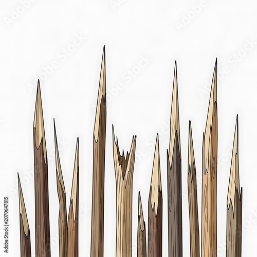 Close-up of tall ornamental grasses against white sky.