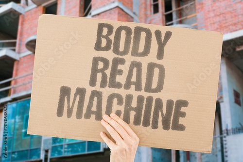 Fotografía "Body read machine" Physical traits interpreted by automated systems