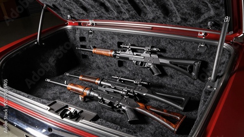 Vehicle Trunk Secret Stash