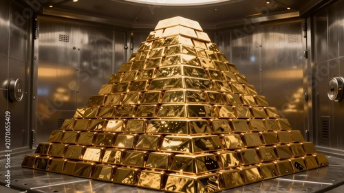 Vault of Gold Bars