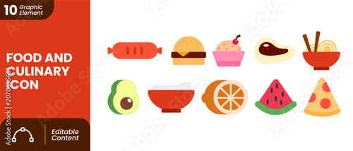 Food And Culinary Icon Collection