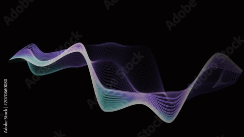 Retro Wave Spectrum Motion Background with Purple Green Neon Audio Visualization for Music Visualizer, YouTube Background, VJ Loop, Podcast and Gaming Overlay 16:9 Horizontal Design