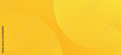 Quadro su tela Fluid yellow gradient shapes composition