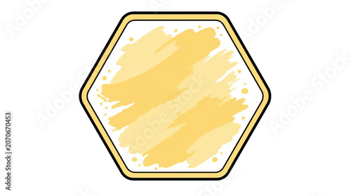 Honeycomb Cell Structure Closeup View.