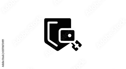 Black and white credit card icon.