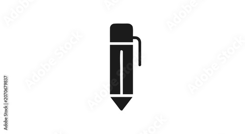 Black pen icon on white background.