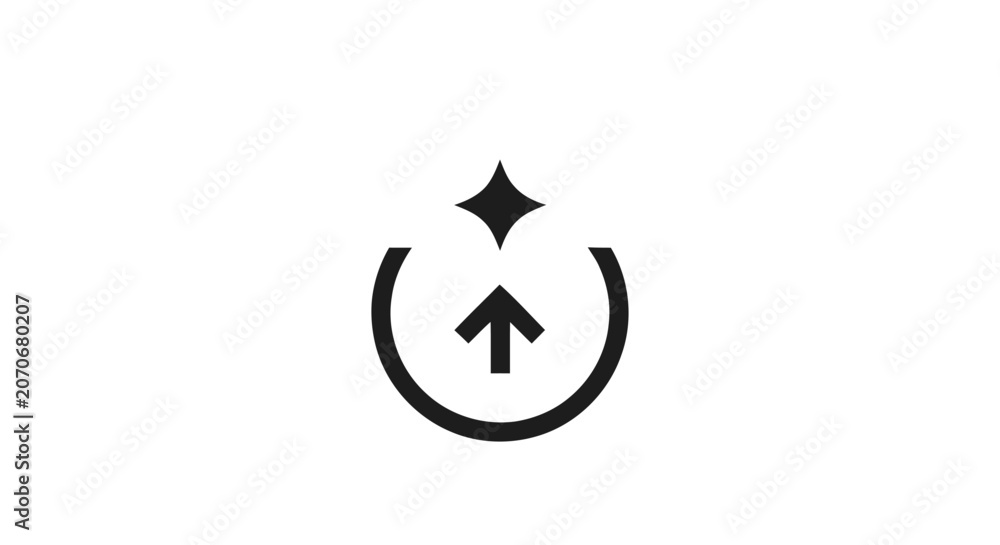 Fototapeta premium Black Smiling Face Emoticon Symbol.
