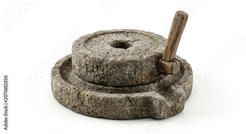 Ancient Stone Hand Mill For Grinding Grain