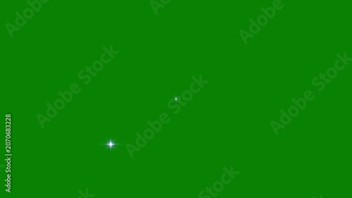 Twinkle star glitter sparkle animation. shiny glowing star animation, Sparkle star animation featuring glowing twinkle effects. sparkle star light effect glowing, stars effect on green screen.