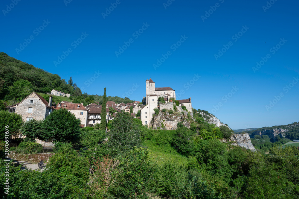 Obraz premium Saint-Cirq-Lapopie
