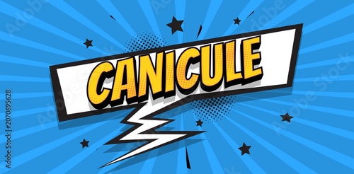 Foto canicule bulle bd bleue
